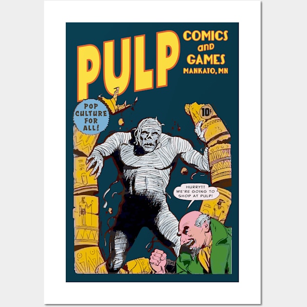 Pulp Mummy Wall Art by PULP Comics and Games